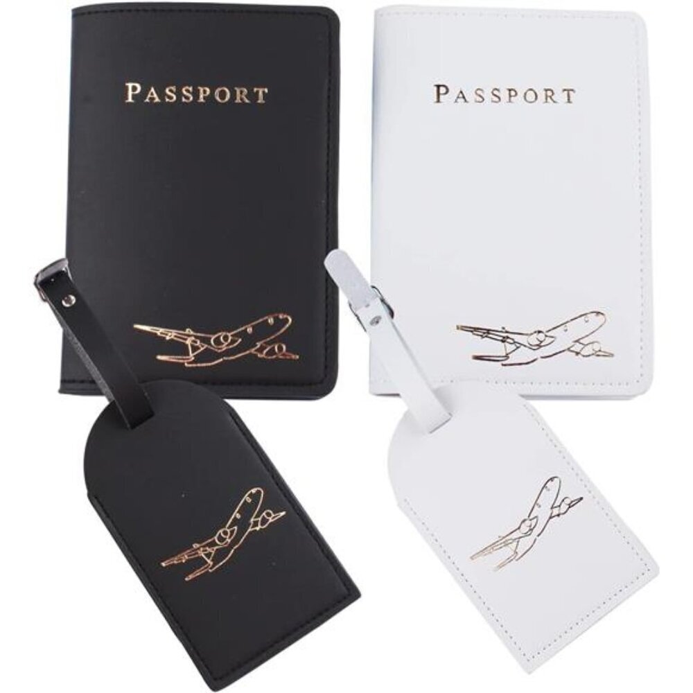 Couple Passport Holder 2 Pack Mr Mrs Honeymoon Travel